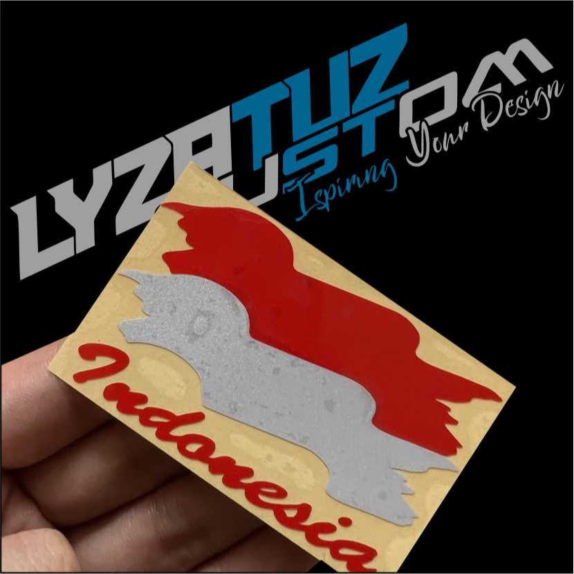 

STICKER STIKER BENDERA INDONESIA KIBAR CUTTING