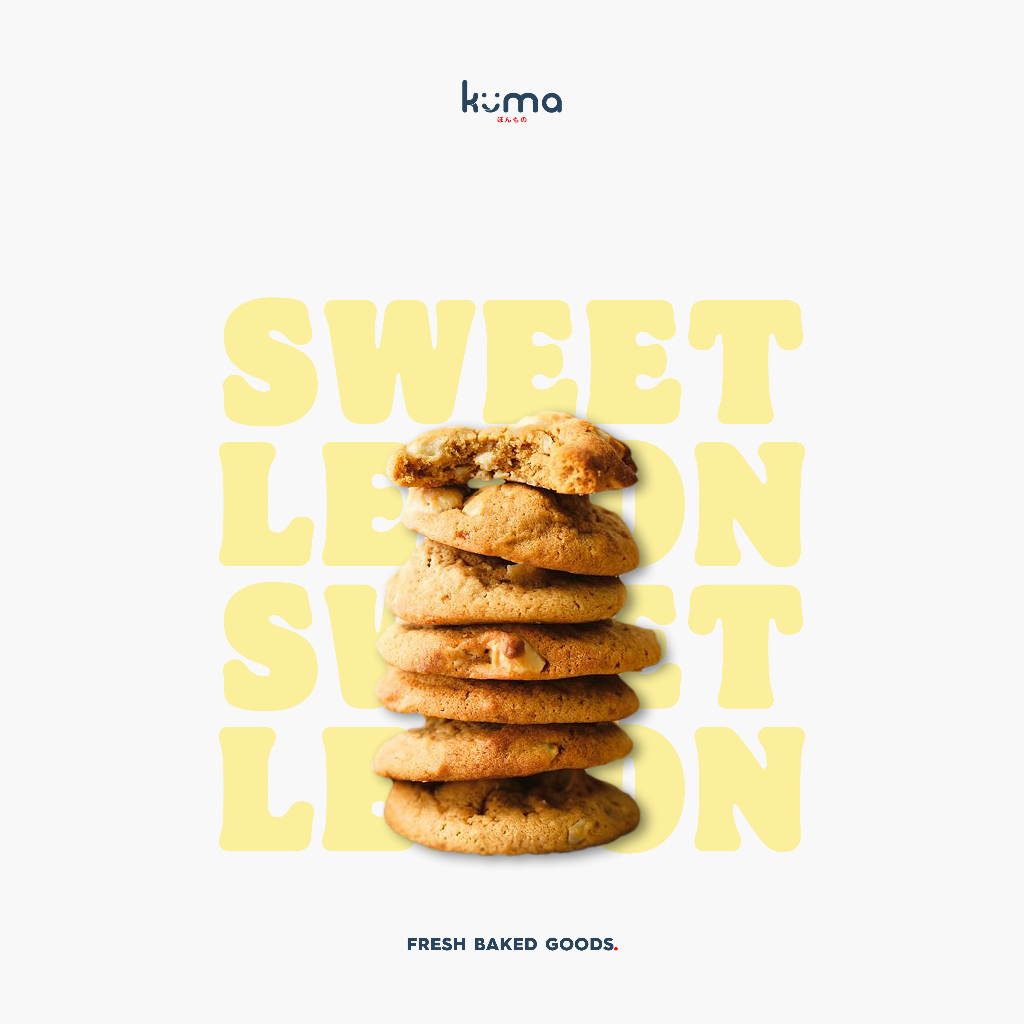 

The SHIRO - Butter Lemon Cookies | KUMA BITE (120 gram & 300 gram)