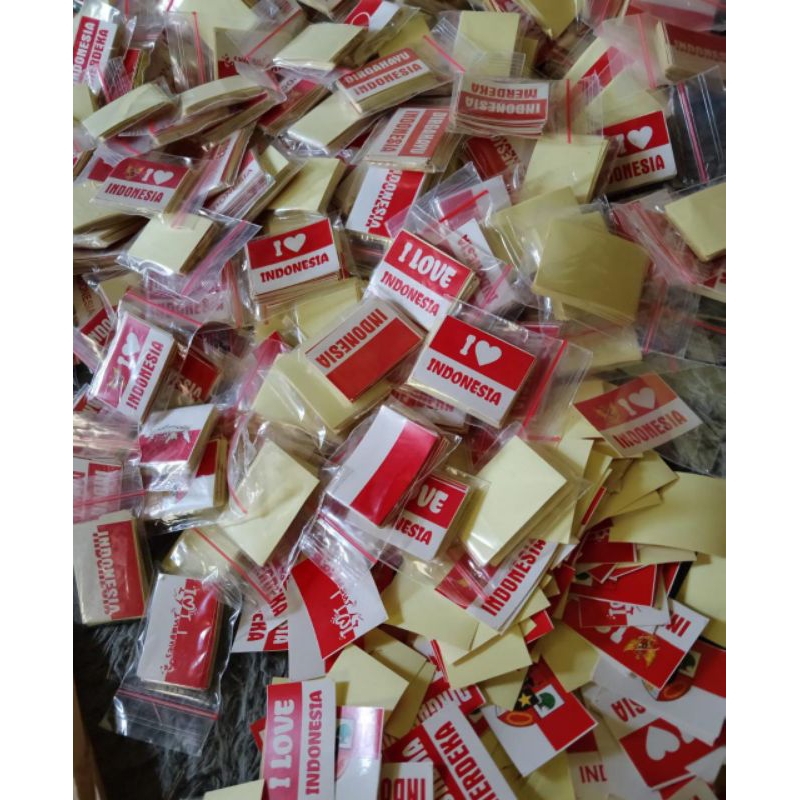 

PROMO!!! STIKER PIPI MERAH PUTIH 1 PACK ISI 28