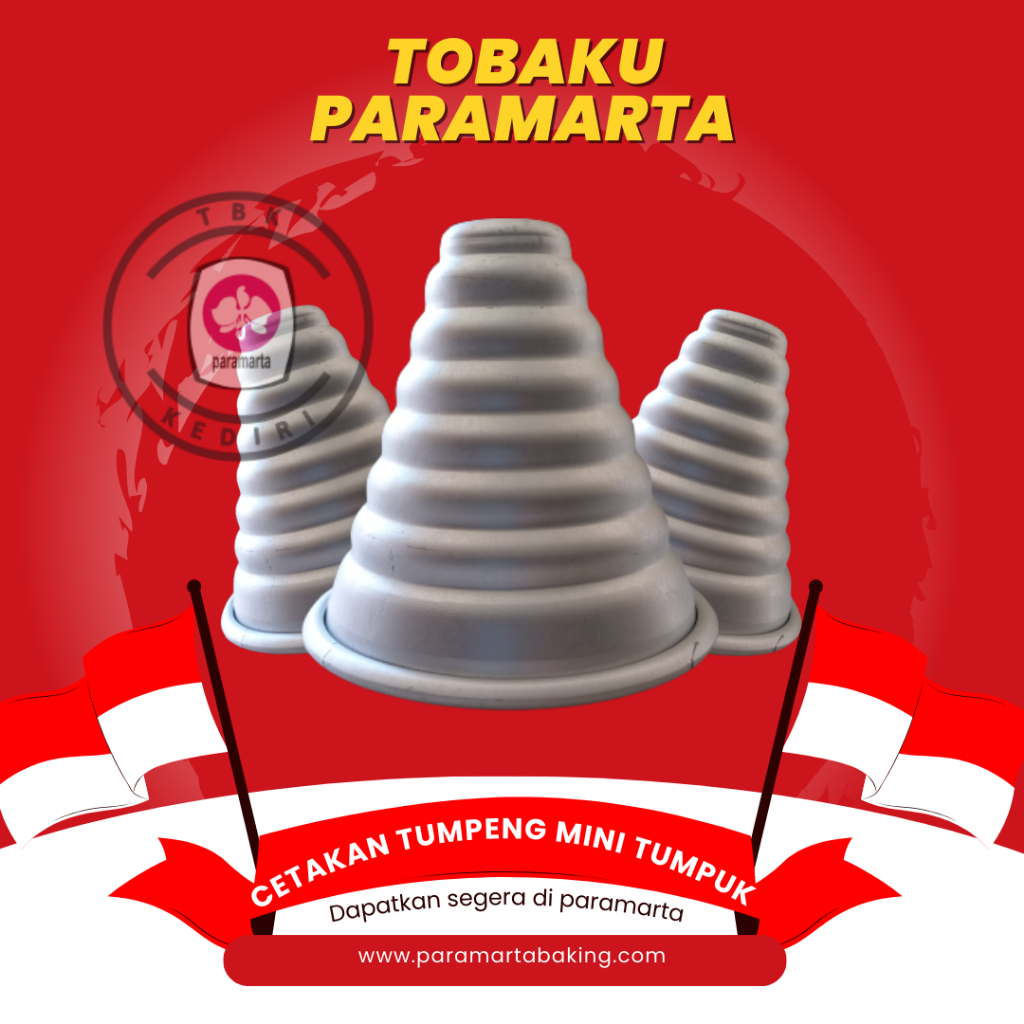 CETAKAN TUMPENG MINI TUMPUK KEMERDEKAAN / CETAKAN TUMPENG TUMPUK ALUMINIUM / CETAKAN TUMPENG TUMPUK 