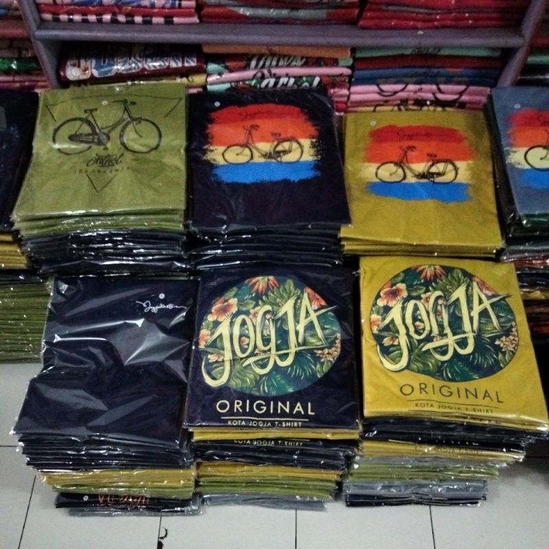 Kaos jumbo XXL/XXXL oblong kota jogja t-shirt terlaris di MALIOBORO