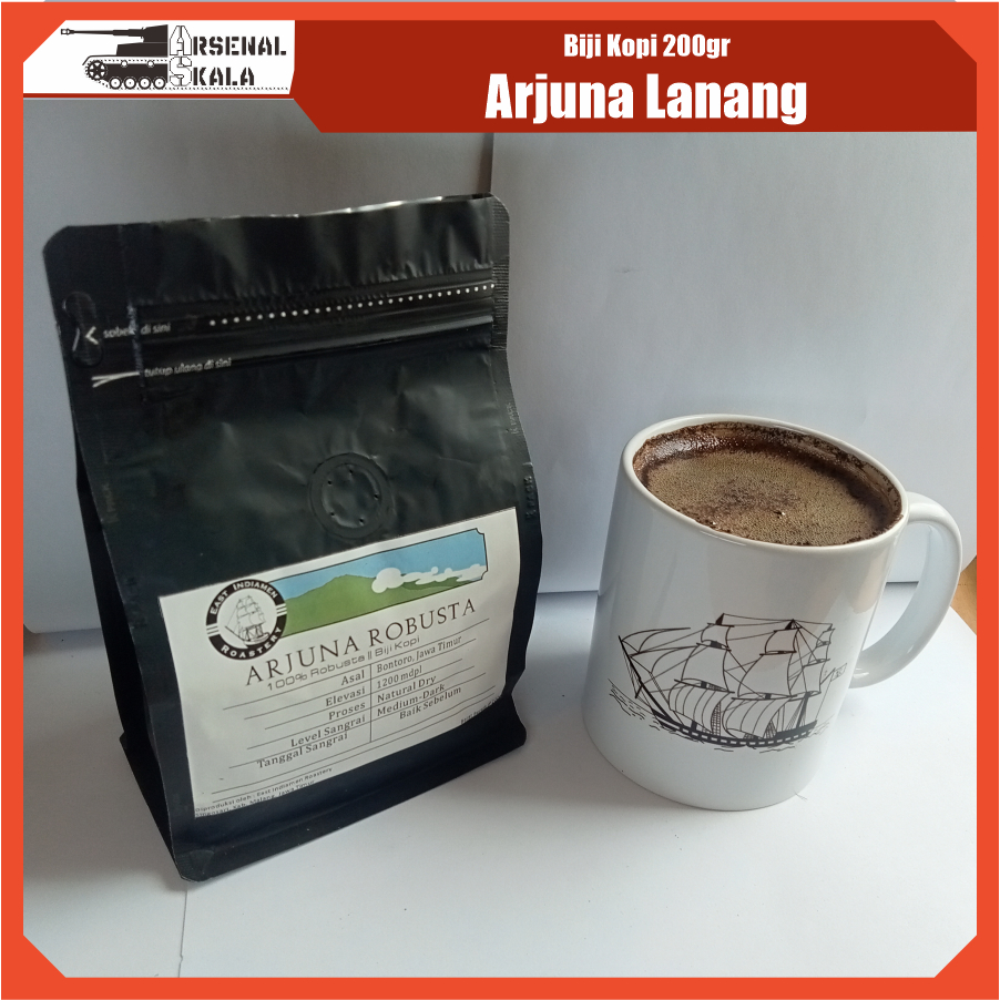 

Kopi Robusta East Indiamen Roastery Arjuna 200gr