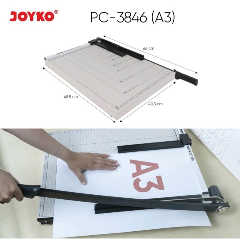 

Pemotong Kertas A3 Joyko PC-3846 Paper Cuter