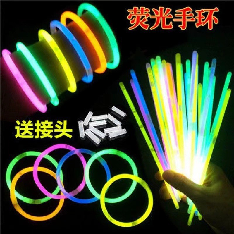 Glowstick Glowing Stick glow in the dark Stik gelang fosfor neon Lampu