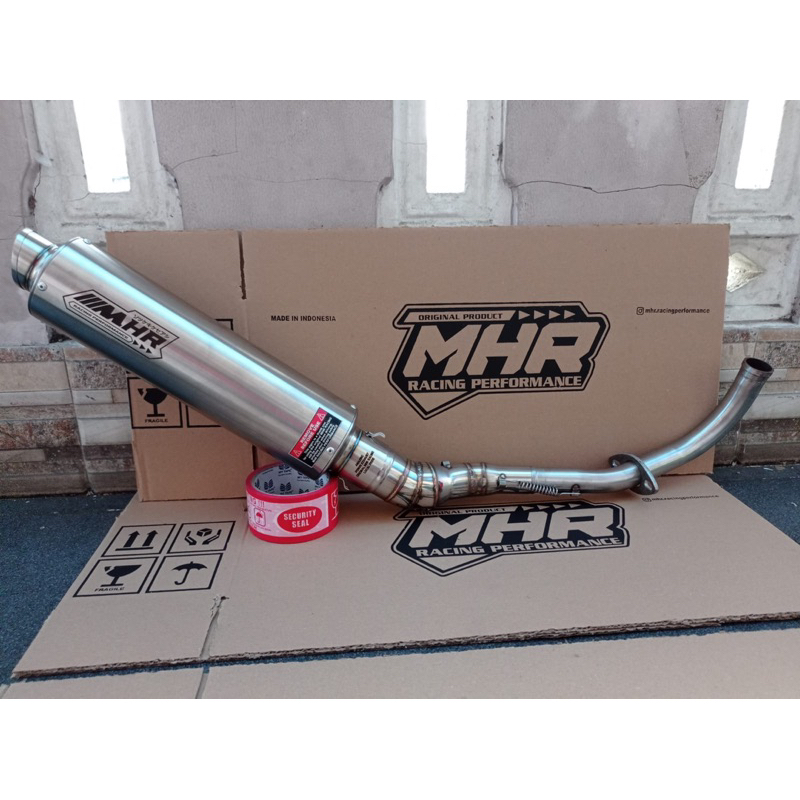 Knalpot MHR RACING FULLSET VARIO AEROX NMAX BEAT PCX MIO ADV DLL