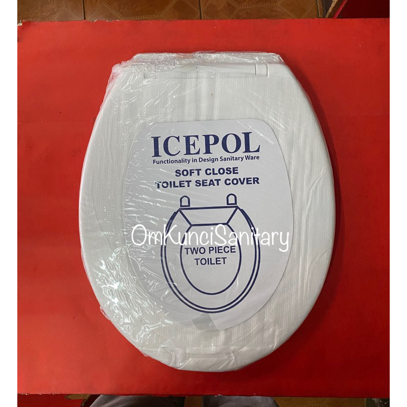 ICEPOL Soft Closing Toilet Seat Cover Universal Tutup Kloset Icepol IC 8025 dan IC 036