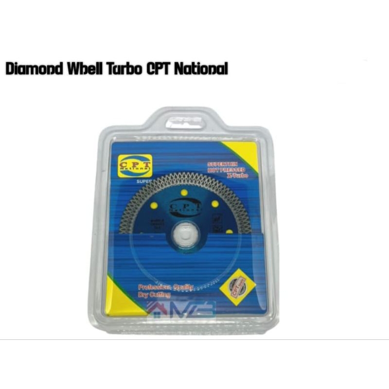 Diamond wheel/Mata potong turbo CPT National Superthin