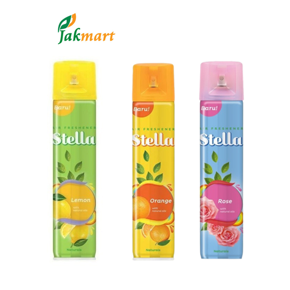 STELLA AEROSOL ROSE / ORANGE / LEMON 400ML