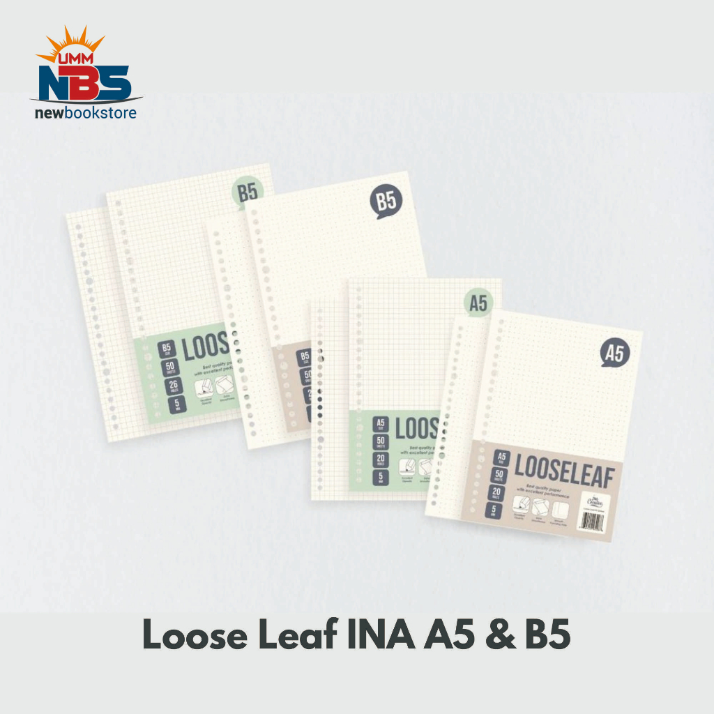 

Loose Leaf INA Creative A5 & B5 Garis Dot Grid