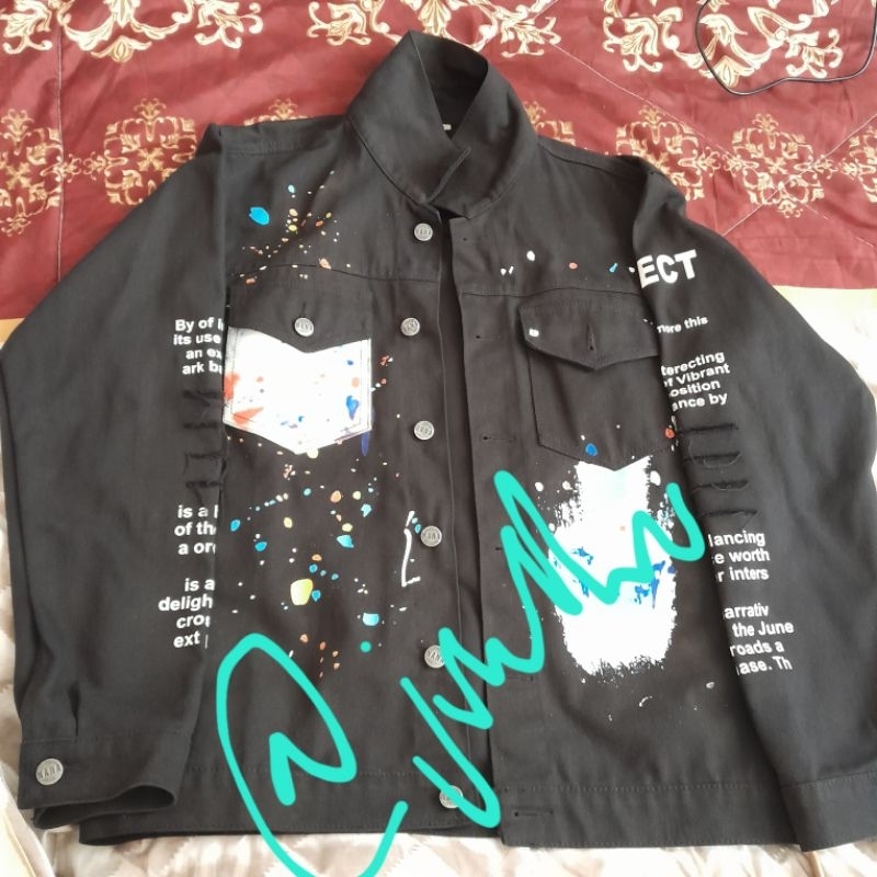 [booked] preloved jaket denim haechan