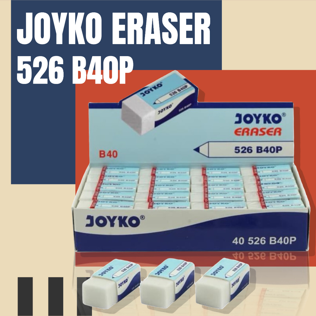 

Penghapus JOYKO 526 B40P Warna Putih