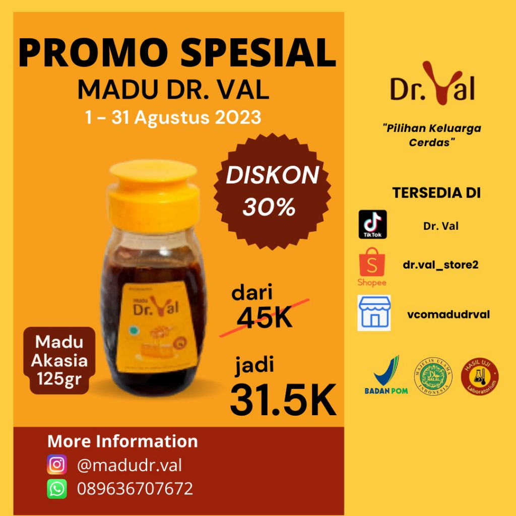 

Madu Murni Asli Multiflora Promo