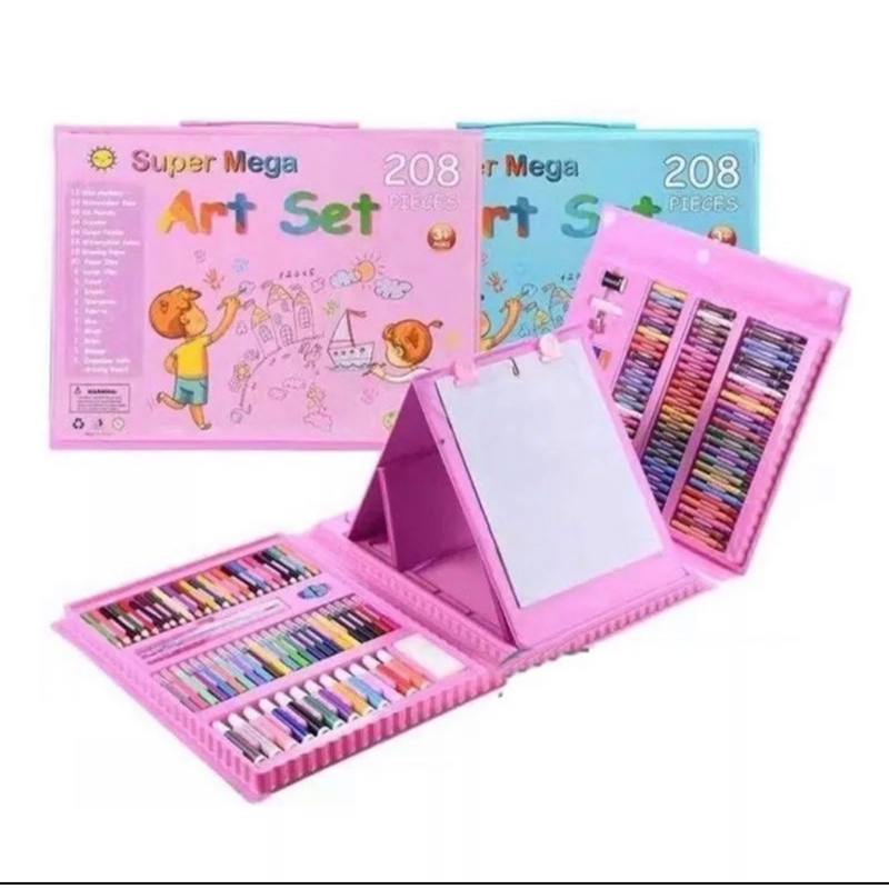 

LENGKAP DAN MURAH CRAYON SET 208 PCS / CRAYON WARNA