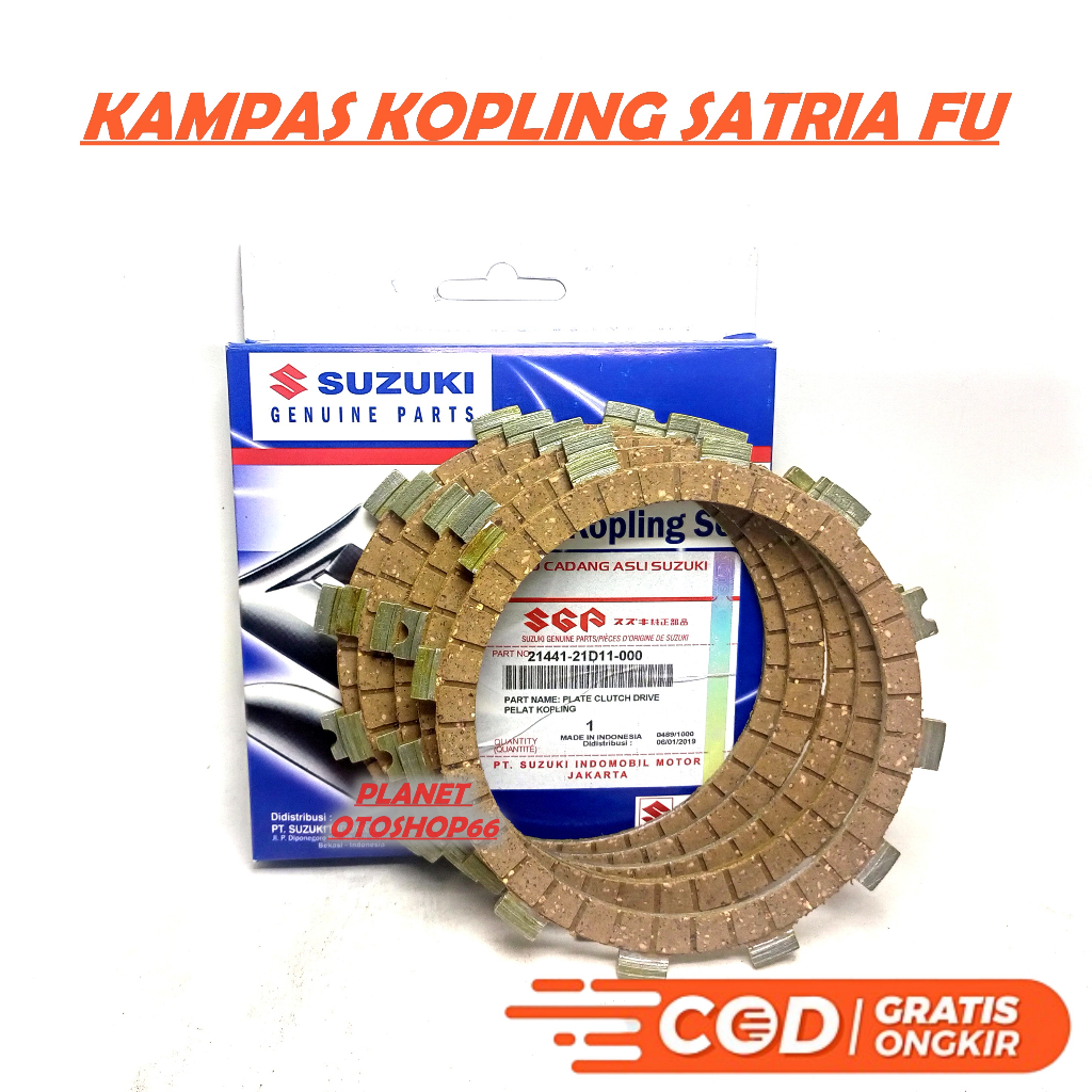 KAMPAS KOPLING SUZUKI SATRIA FU INJEKSI / SATRIA FU 150 KARBU / THUNDER 125 / SATRIA 150 NEW / SATRI
