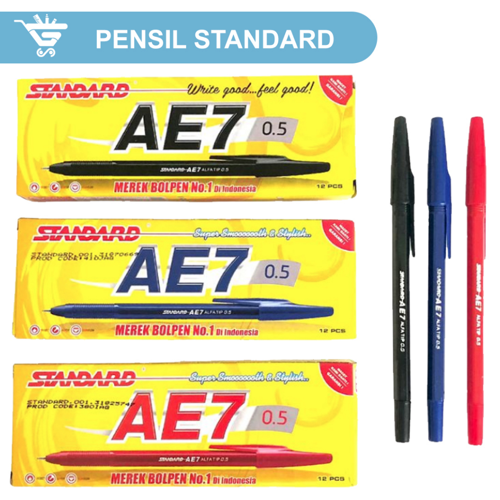 

Pulpen Standard AE7 1 Pack / 12 pcs/ Ballpoint Standard