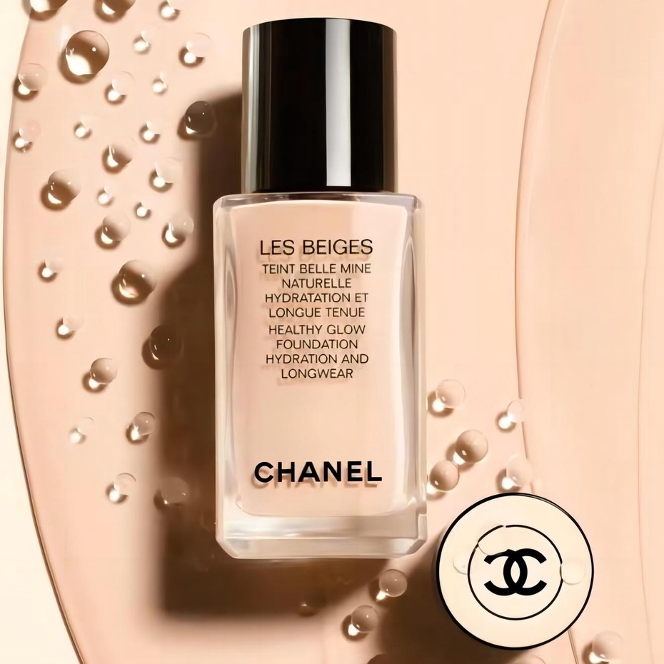 Chanel Healthy Glow Foundation Hydration and Longwear 30ml SPF 25 PA++ Longwear With Box 100% Origin