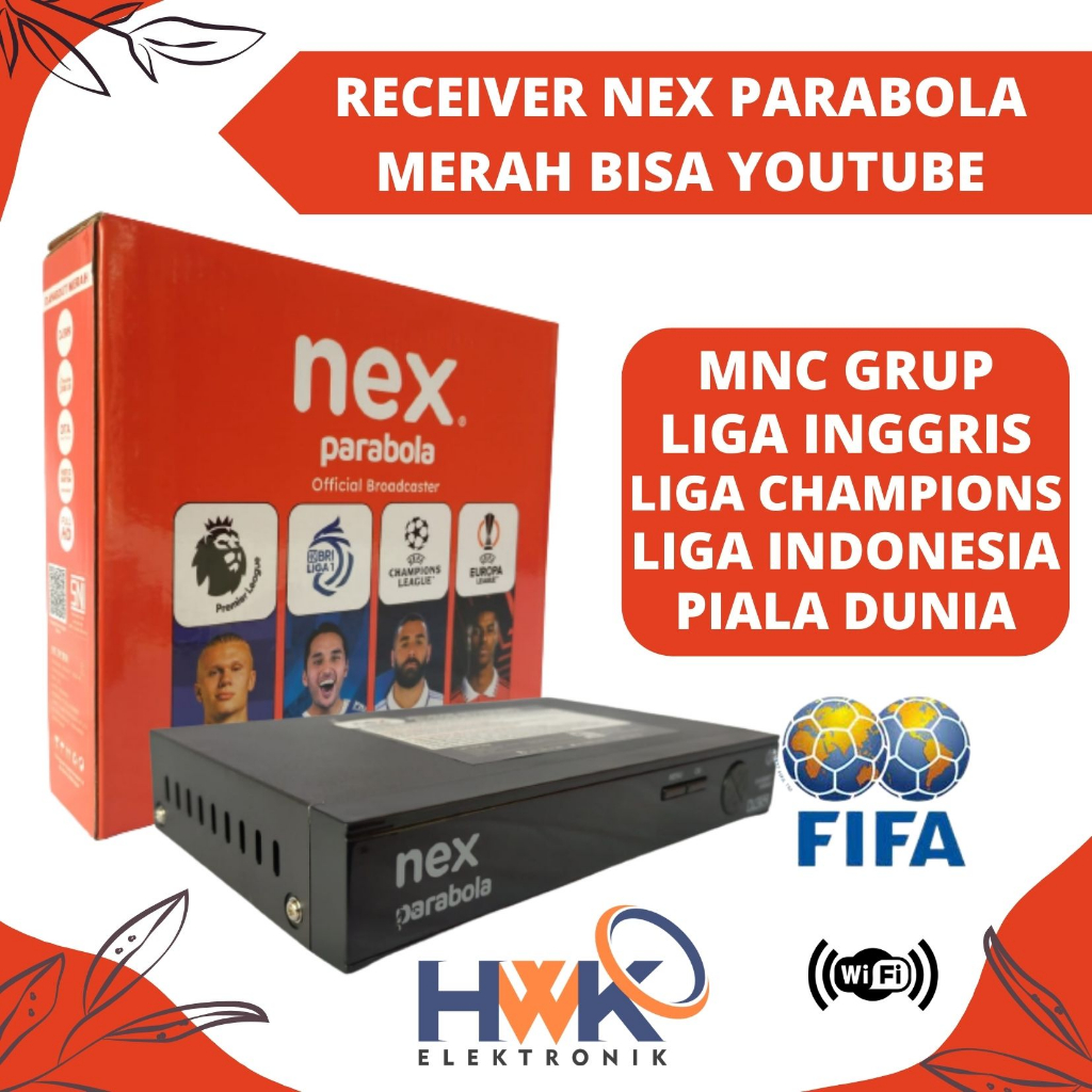 RECEIVER NEX PARABOLA MERAH BISA YOUTUBE SW TERBARU SUDAH DISETING TINGGAL PASANG HARGA GROSIR