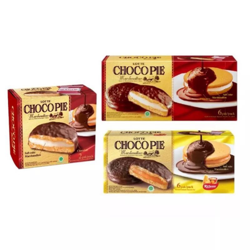 

LOTTE CHOCO PIE 168GR (6PAKX28GR)