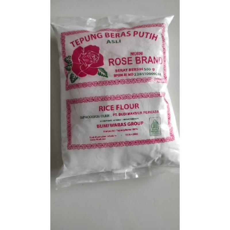 

Rose Brand Tepung beras putih 500gr