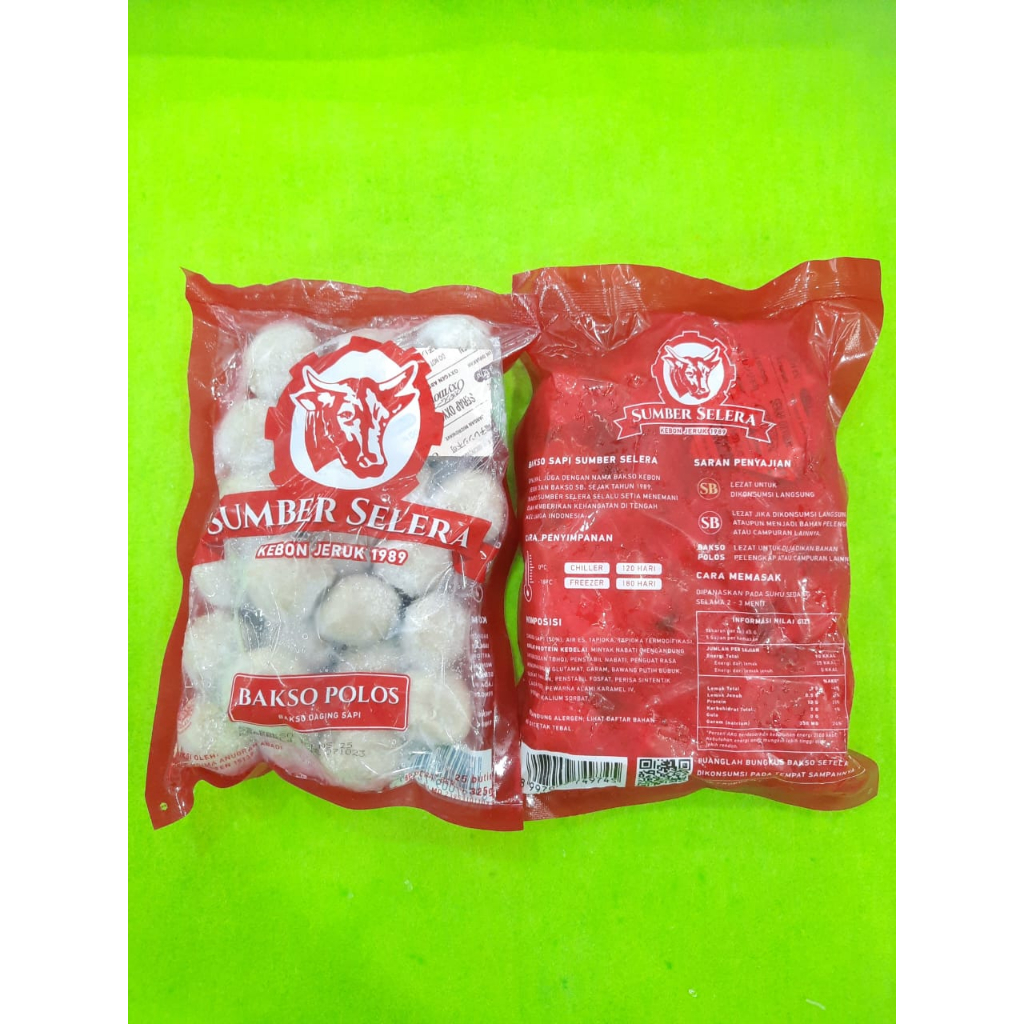 

SUMBER SELERA BAKSO POLOS 25 325gr