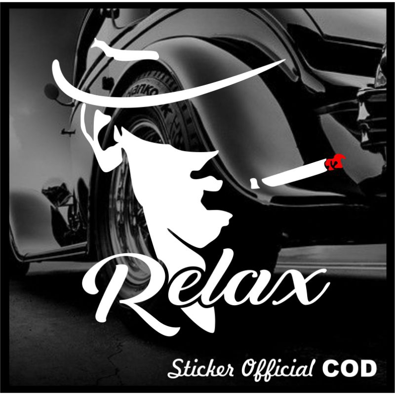 

Sticker #14, sticker reflektive relax