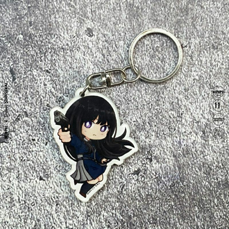 Gantungan Kunci / Keychain Akrilik Takina Inoue Anime Lycoris Recoil
