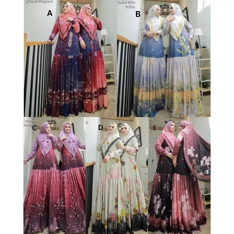 LOLYTA SERIES ORIGINAL BY ELDEENA SYARI / LOLYTA SERIES BY ELDEENA SYARI / GAMIS SET SYARI / GAMIS P