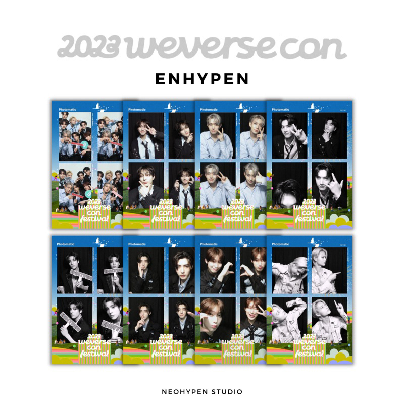 ENHYPEN PHOTOMATIC WEVERSE CON FESTIVAL 2023