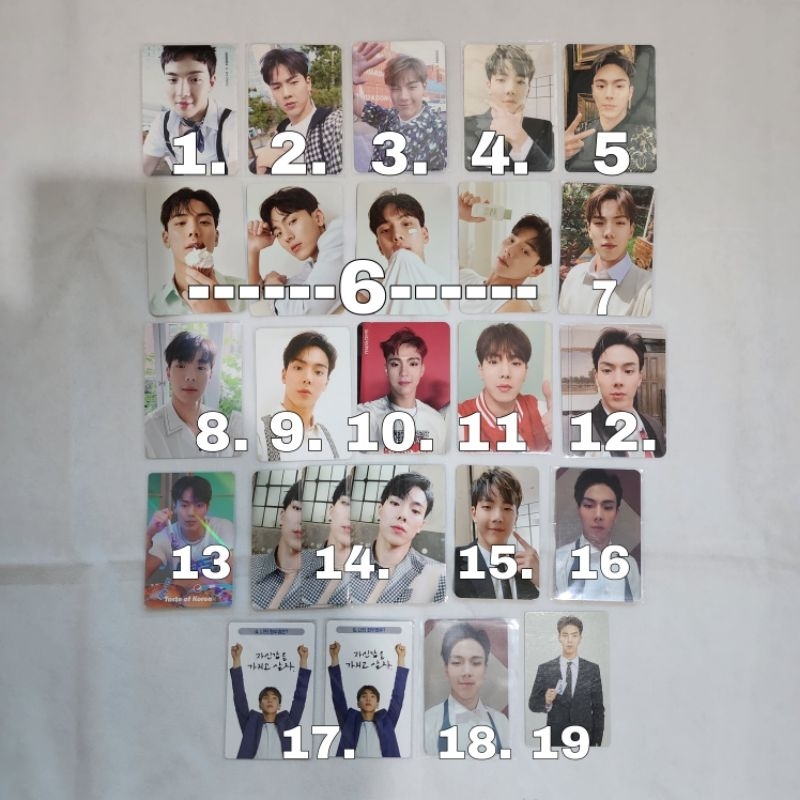 SHOWNU monsta x pc photocard sale