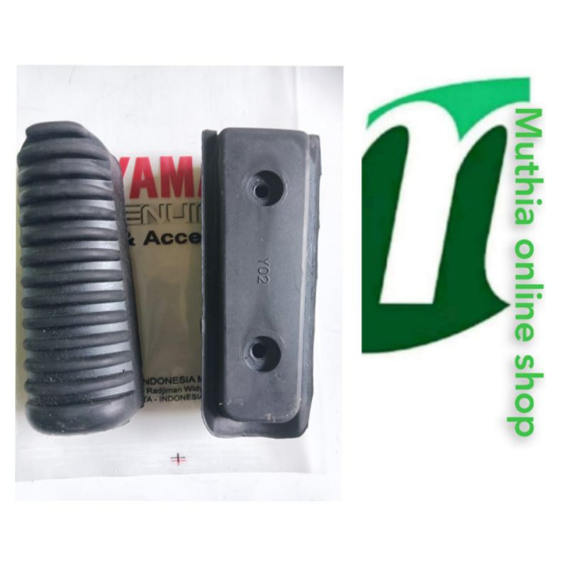 karet step depan Scorpio Vixion ORI set kiri kanan