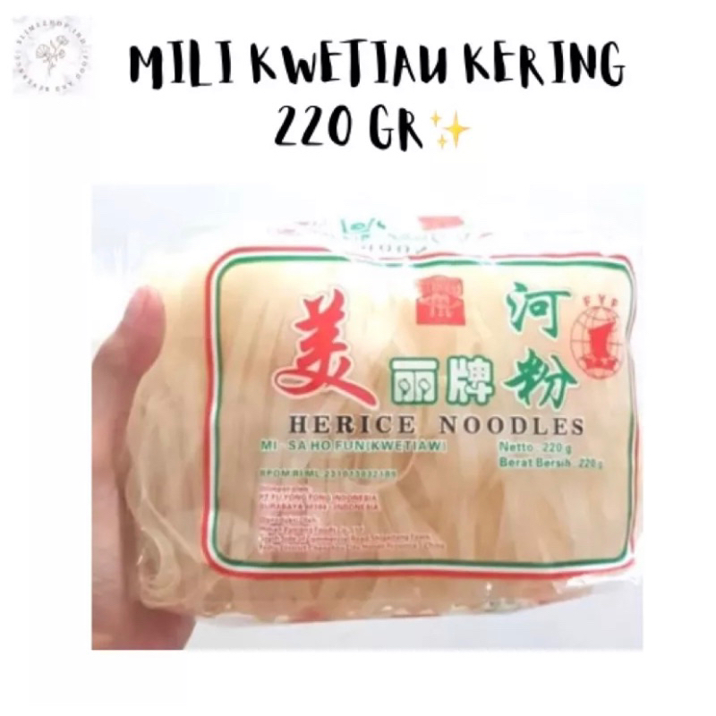 

KWETIAU / KWETIAU KERING MILLI 220 GRAM