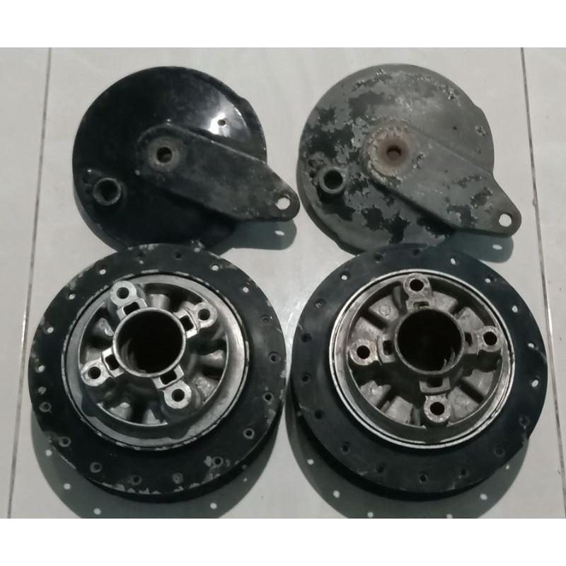 Tromol belakang Yamaha vega new jupiter mx set nap gear dan tutup kampas tromol yamaha besar vega ne