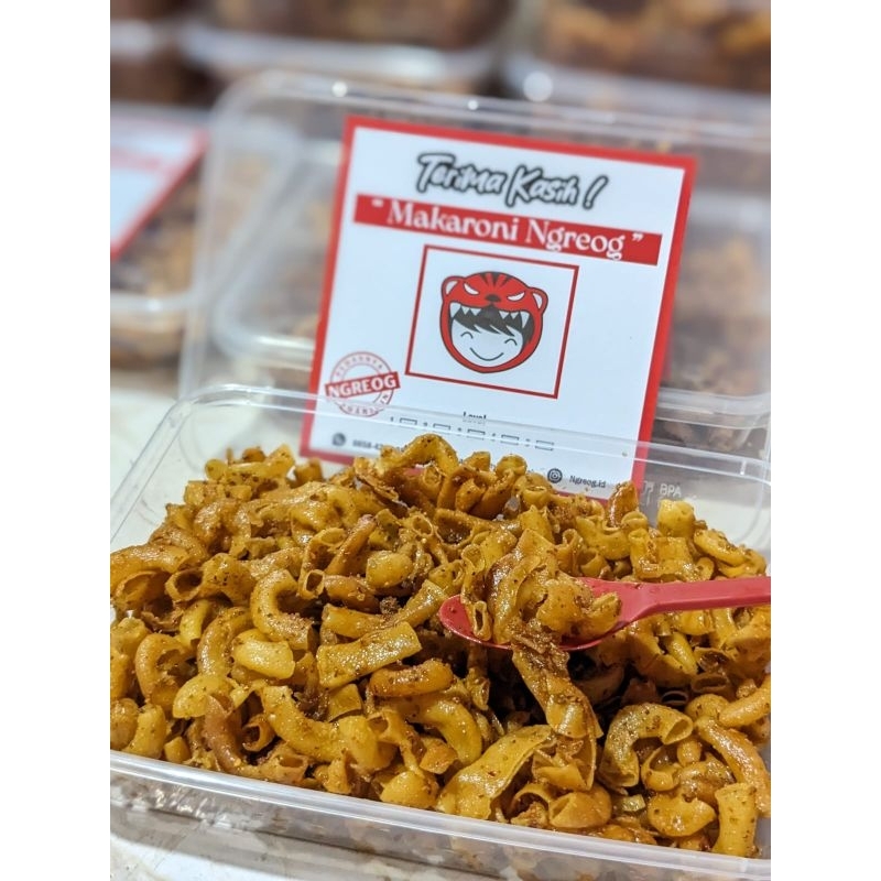 

Makaroni Ngreog Varian Rasa Lengkap 250gram 1 box