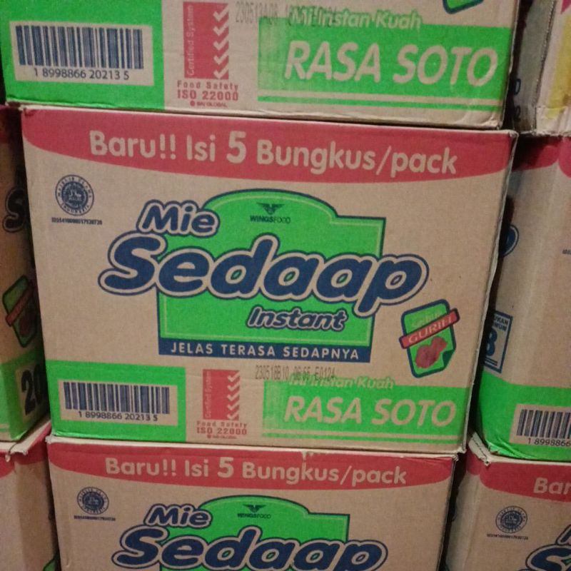 

mie sedaap soto 5 bungkusan