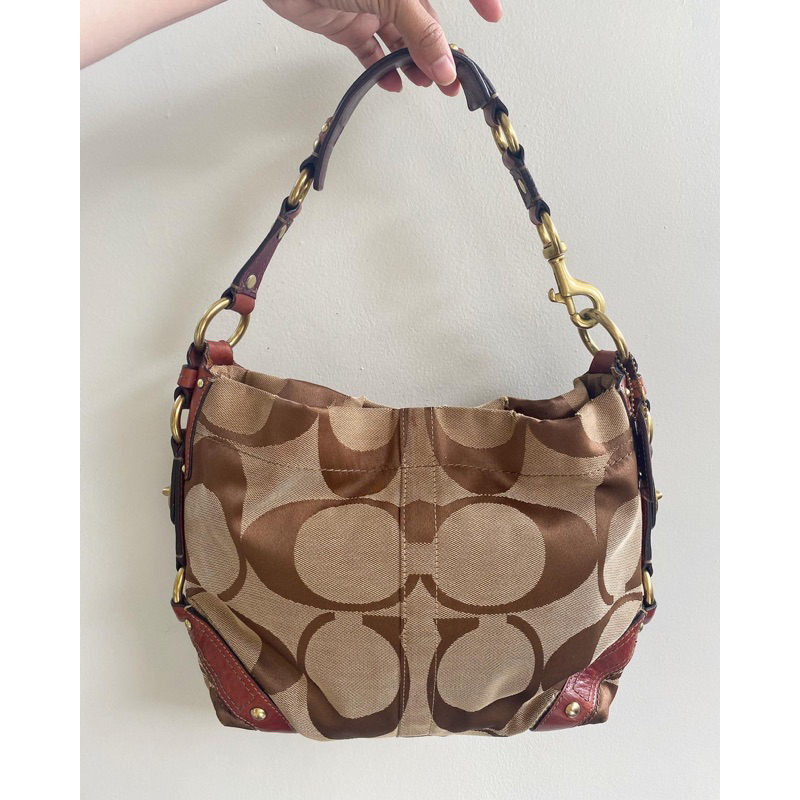 Coach Signature Carly Hobo shoulder bag