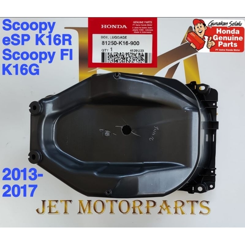 81250K16900 Box Bagasi Scoopy FI 2013-2016 Asli atau Ori Honda AHM
