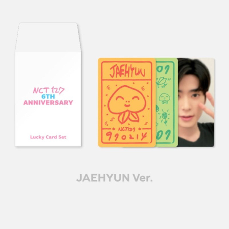 [READY] NCT 127 6th Anniversary Lucky Card Set Jaehyun Set Sealed Photocard PC Photo card NCT127 MD