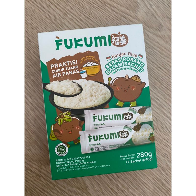 

Fukumi Beras Porang Diet