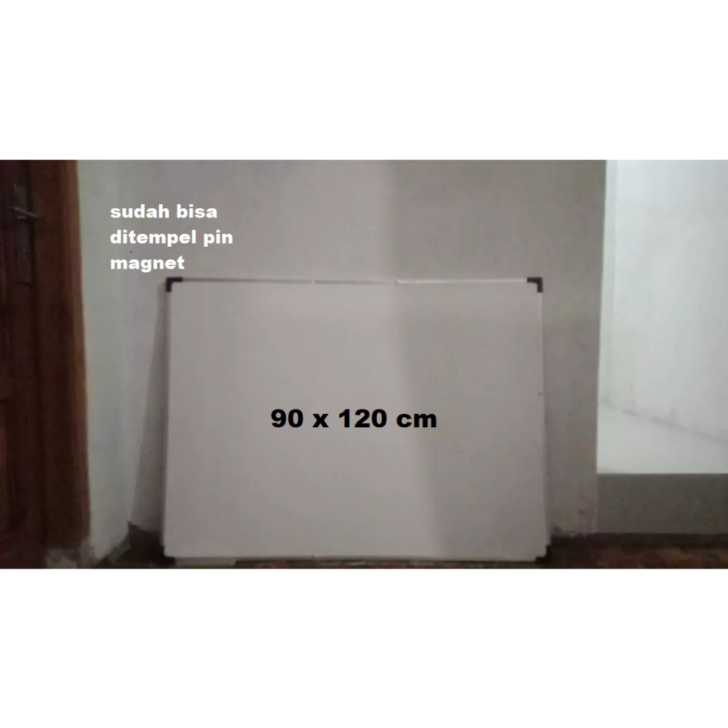 

Whiteboard 120x90 Papan tulis 90x120 magnetik