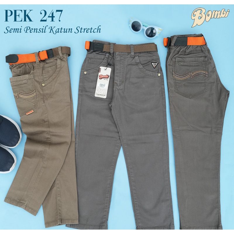 CELANA ANAK BOMBI, CHINOS ANAK LAKI-LAKI PREMIUM