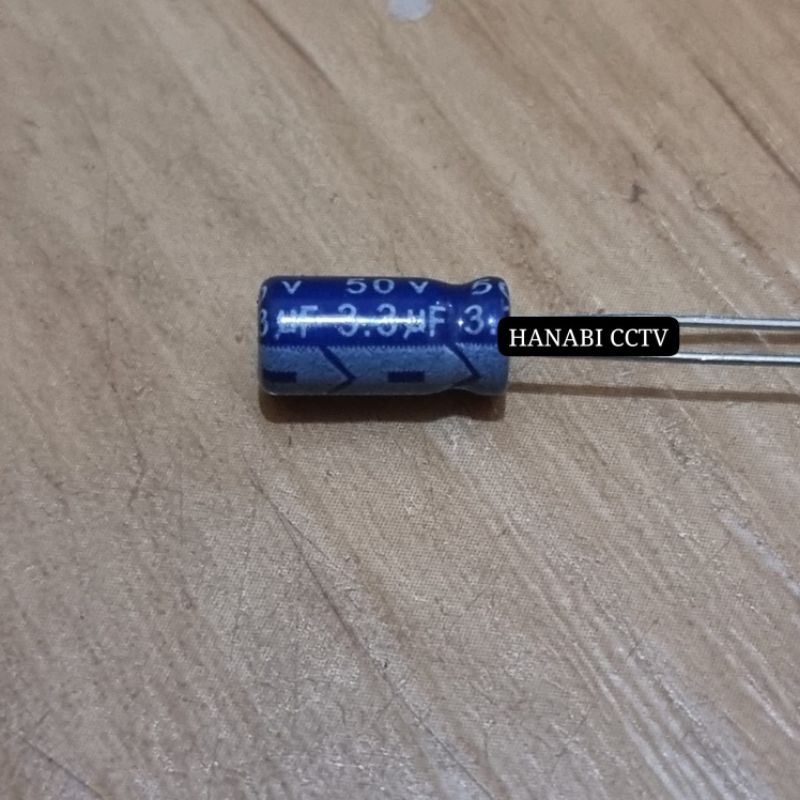 Elco 3.3uf 50v Elko 3.3 uf 50 volt Kapasitor
