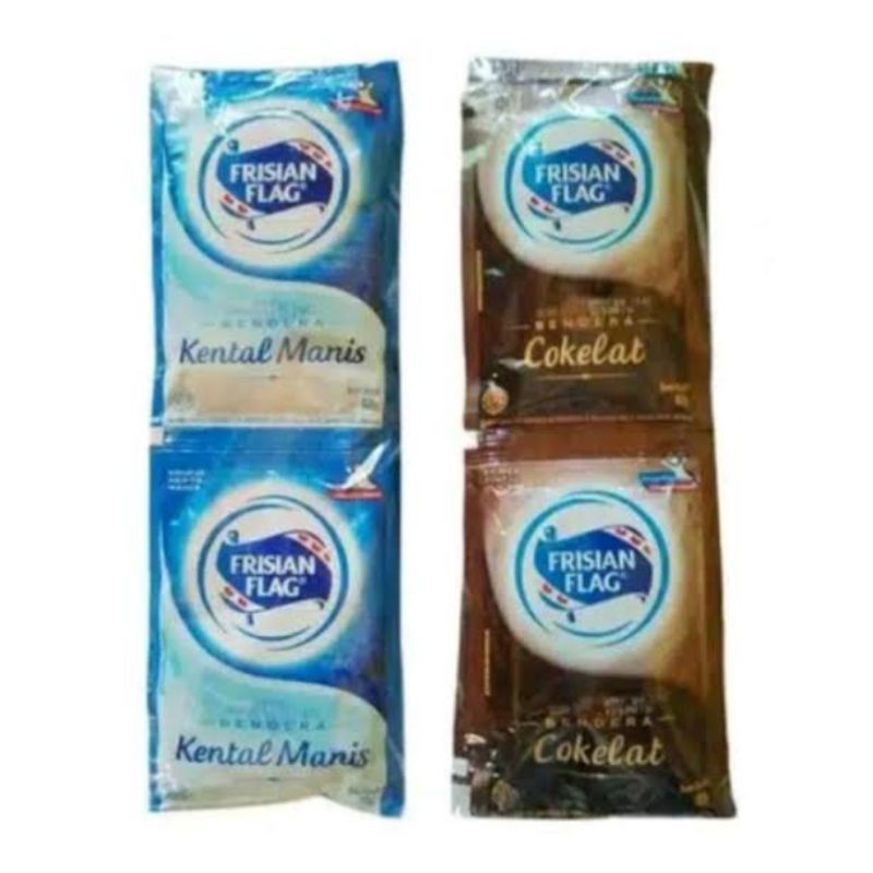 

susu frisian flag SKM sachet isi 6 dapat 2 renceng