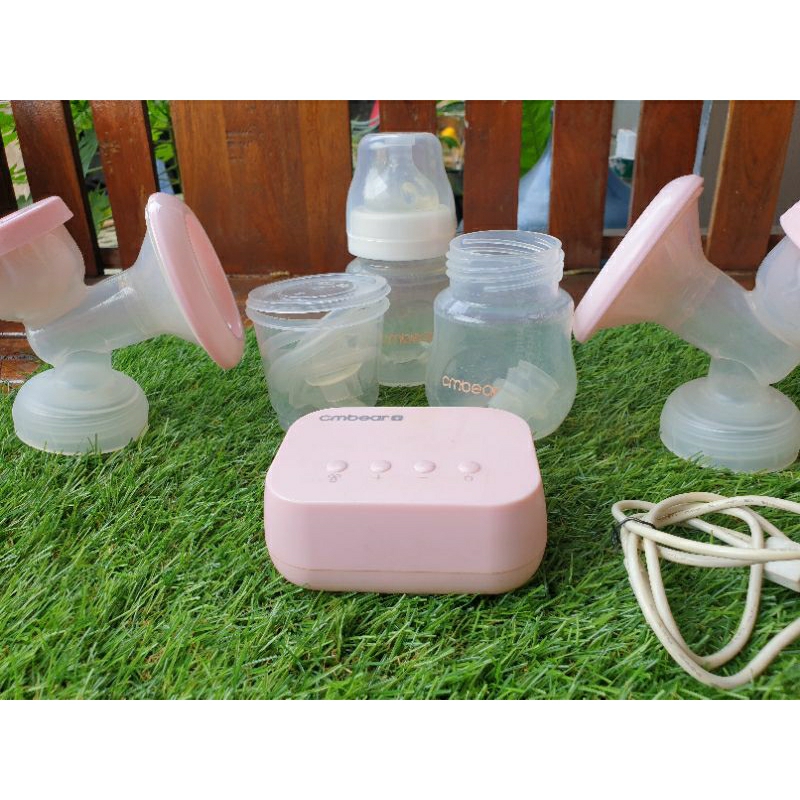 POMPA ASI DOUBLE ELEKTRIK MEREK CMBEAR