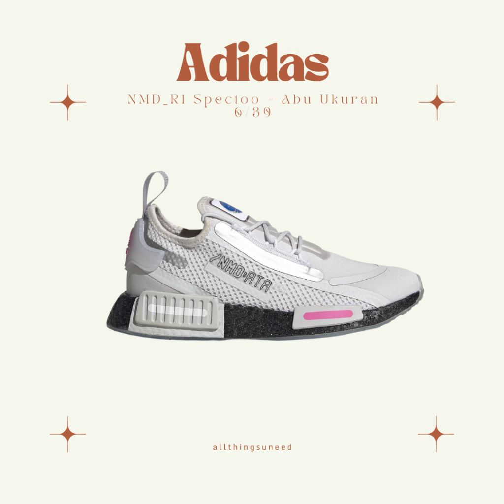 Sepatu Adidas NMD_R1 Spectoo - Abu