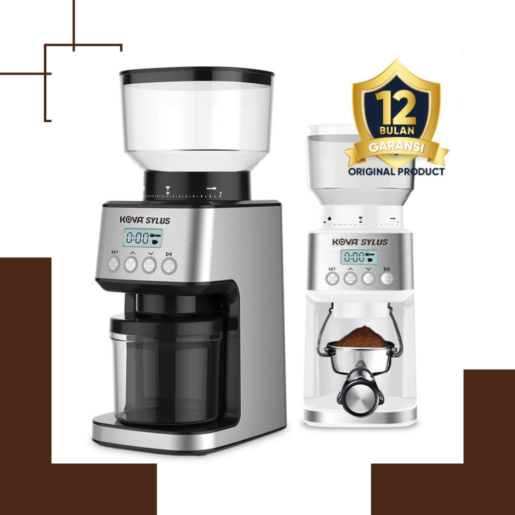 Kova Sylus Mesin Giling Biji Kopi Listrik Coffee Grinder Maker Digital