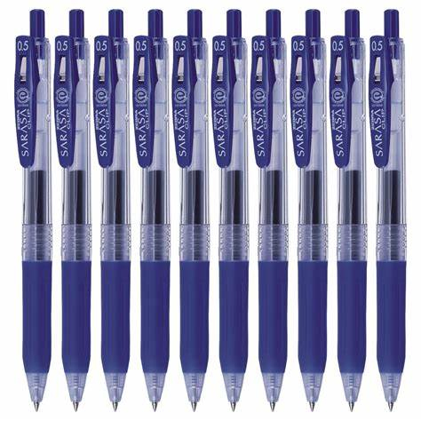 

PULPEN GEL / BALL PEN GEL / BALLPOINT / BALL PEN GEL PEN ZEBRA SARASA CLIP BLUE 0.5 ( PCS )