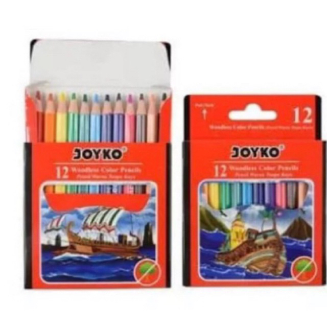 

Pensil Warna Joyko 12 Warna Pendek