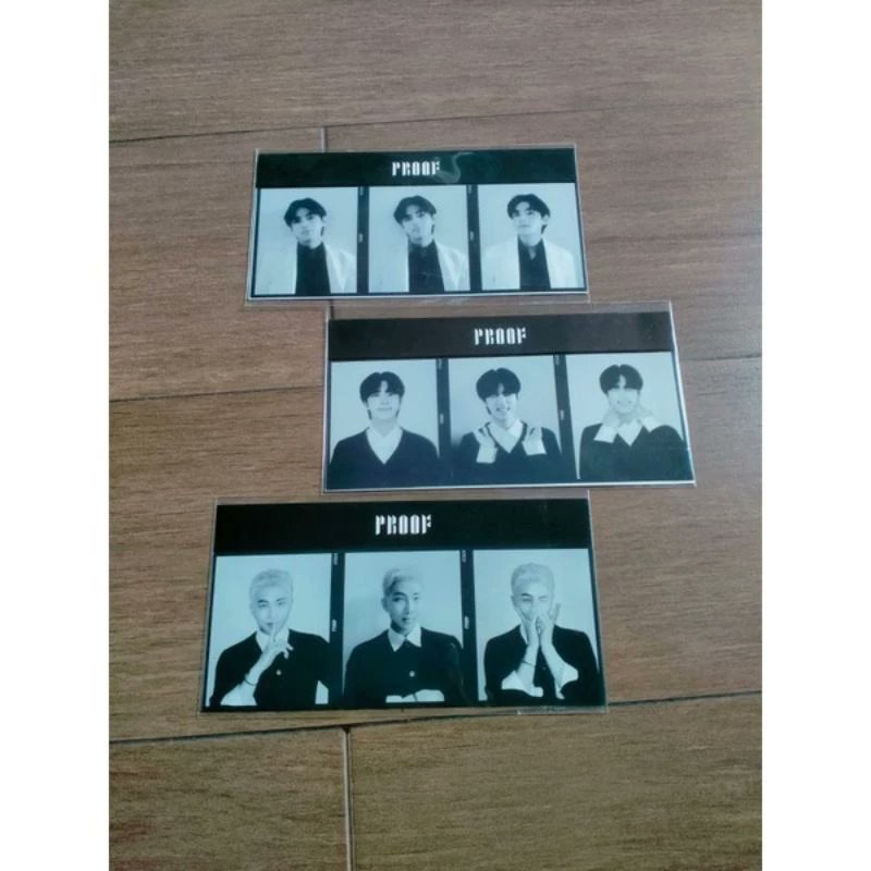 BTS Proof Tryptic Photo Strip Weverse Benefit