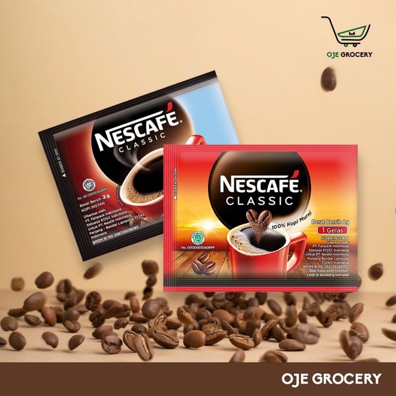 

NESCAFE CLASSIC (5 SACHET) - BAHAN DALGONA COFFEE (5 SACHET X 2GR)