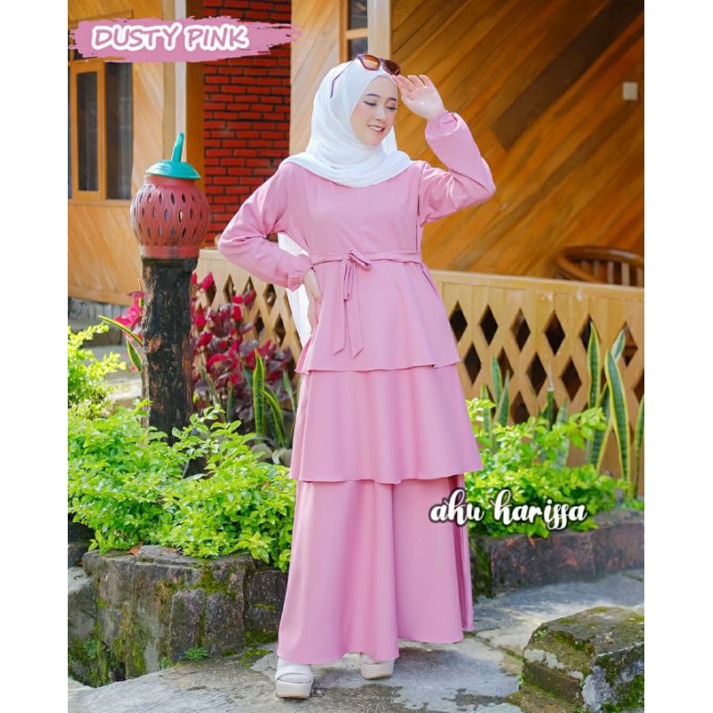 Set rok tunik polos dewasa by aku karissa